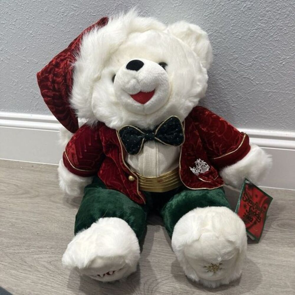 CHRISTMAS BEAR Dan Dee Collector's Choice, Gorgeous 2002 Bear 23" tall